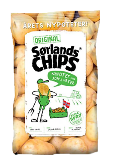 Sørlandschips Nypotet Sopp & Urter 180g