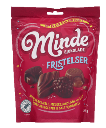 Minde Fristelser Rød 250g
