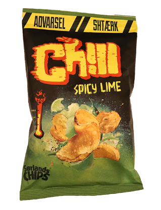 Sørlandschips Chill Spicy Lime 150g