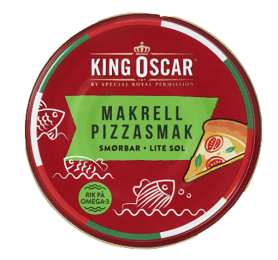 King Oscar Makrell Pizzasmak 90g