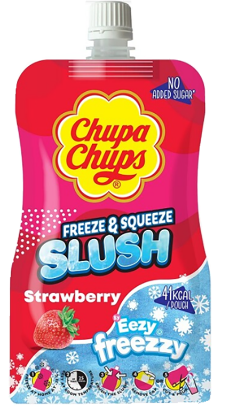 Chupa Chups Slush Jordbær 250ml