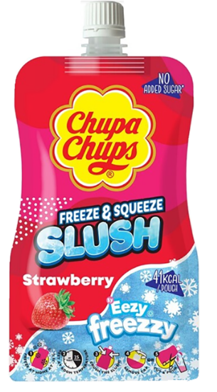 Chupa Chups Slush Jordbær 250ml