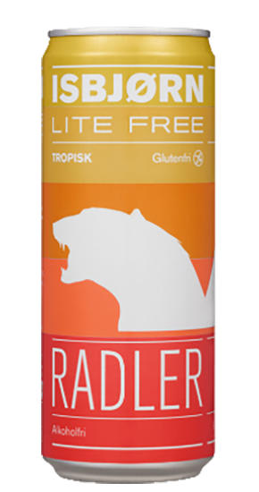 Isbjørn Radler Free Tropisk 0,33l