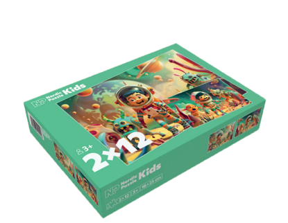 Puslespill Space 2x24 Brikker