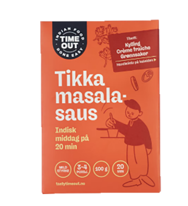 Time Out Tikka Masala Saus 100g