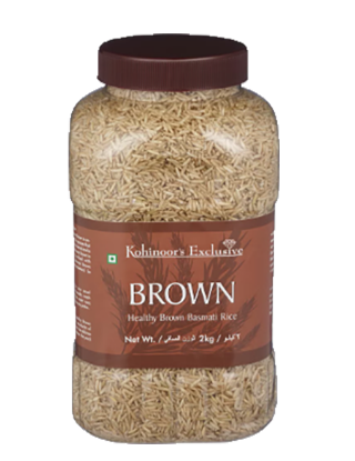 Kohinoor`s Brun Basmati Ris 2kg