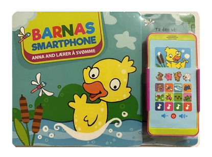 Anna And Lærer Å Svømme m/Barnas Smartphone