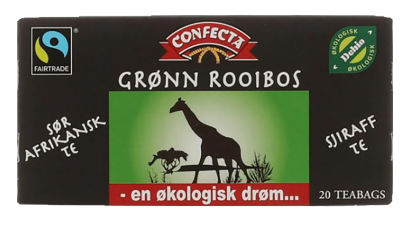 Grønn Roobios Confecta 20x2,5g