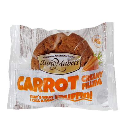 Muffins Carrot & Cream Cheese Aunt Mabels 100g