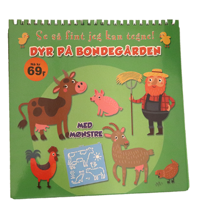 Se Så Fint Jeg Kan Tegne Dyr På Bondegården
