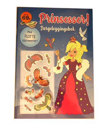 Prinsesser! Fargeleggingsbok