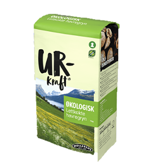 Urkraft Øko Lettkokte Havregryn 1kg