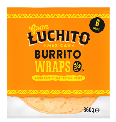Burrito Wraps Gran Luchito 360g