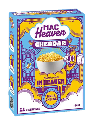 Mac Heaven Cheddar 184g