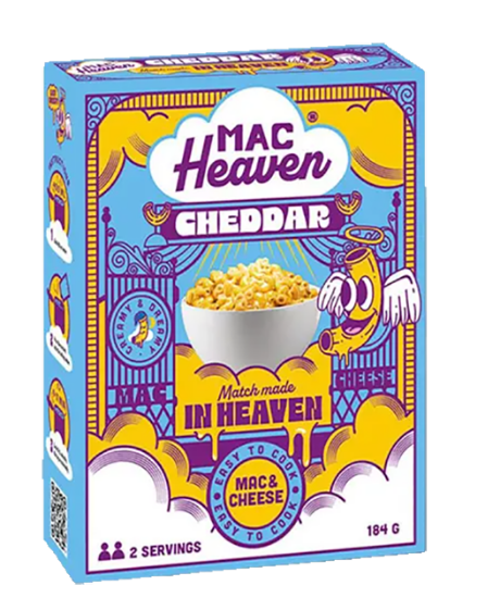 Mac Heaven Cheddar 184g