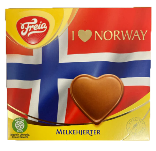 Melkehjerter Freia 130g