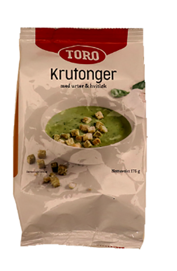 Toro Krutonger Urter & Hvitløk 175g