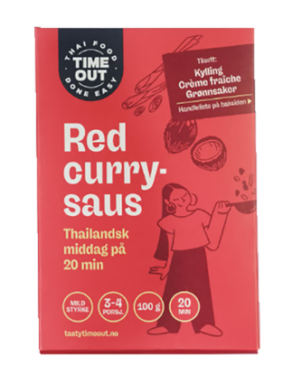 Time Out Rød Curry Saus 100g