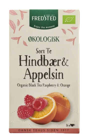 Sort Te Bringebær & Appelsin 24g