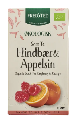 Sort Te Bringebær & Appelsin 24g