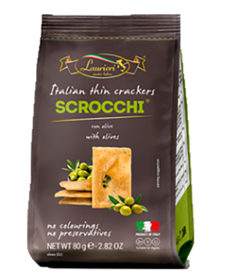 Scrocchi Green Olives 80g