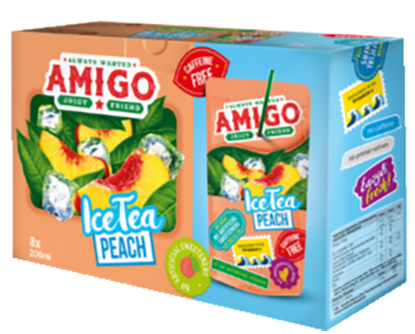 Amigo Icetea Peach 8x200ml