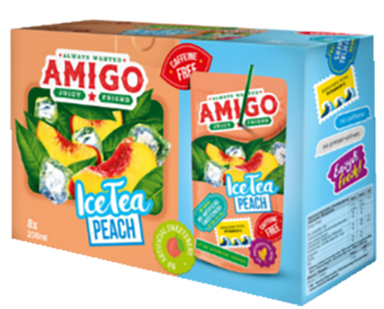 Amigo Icetea Peach 8x200ml