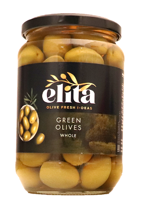 Elita Grønn Oliven m/Sten 700g
