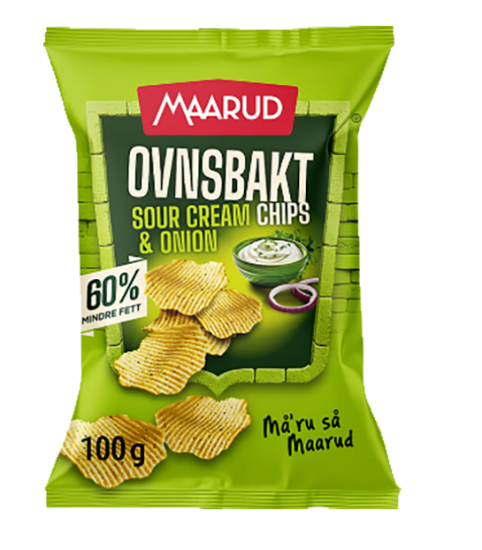 Ovnsbakt Sour Cream & Onion 100g