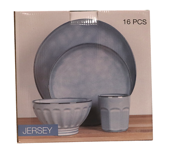 Jersey Servie Blå 16 Deler