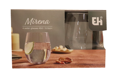 Glass Mirena Sett 4x400 ml