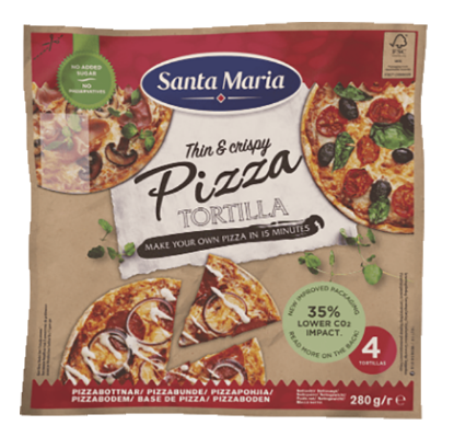 Pizza Tortilla 280g