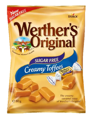 Werther`s Creamy Toffees 80g