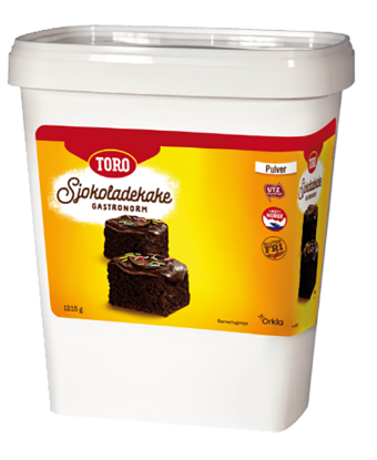 Toro Sjokoladekake Gastronorm 1215g
