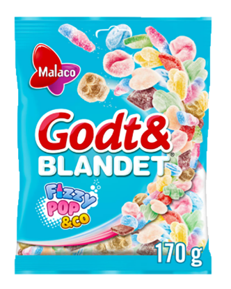 Godt & Blandet Fizzy Pop & Co 170g