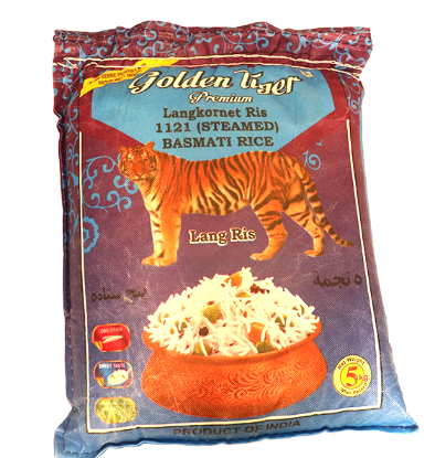 Golden Tiger Premium Blue Basmatiris 5kg
