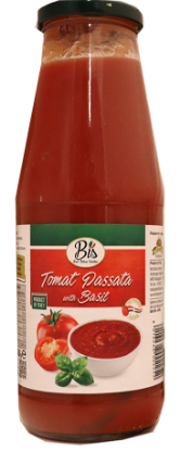 Tomatsaus Passata Med Basilikum Bis 680g