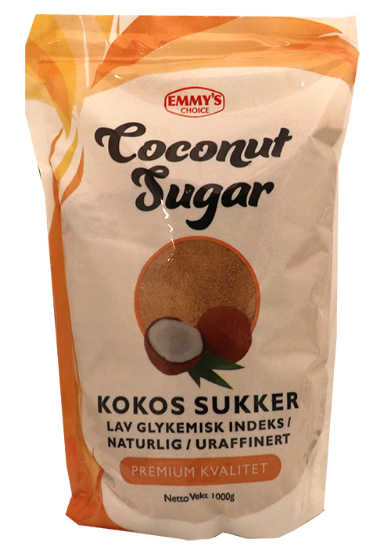 Kokossukker 1kg Emmys Choice
