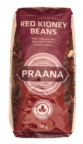 Røde Kidneybønner Praana 500g