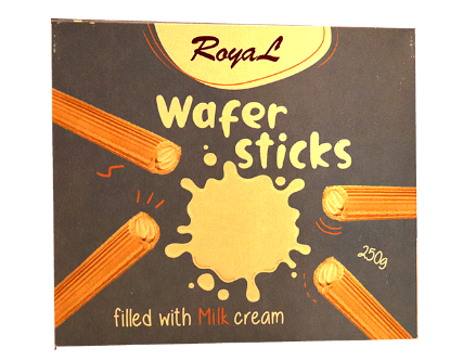 Wafer Sticks Milk 250g