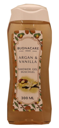 Buonacare Showergel 300ml Argan&Vanilla