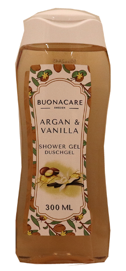 Buonacare Showergel 300ml Argan&Vanilla