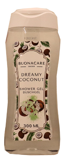 Buonacare Showergel 300ml Dreamy Coconut