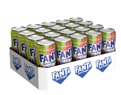 Fanta Zero Tutti Frutti 0,33l Brett a 20stk