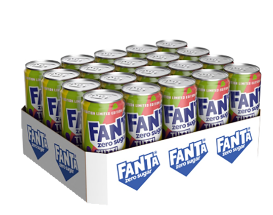 Fanta Zero Tutti Frutti 0,33l Brett a 20stk