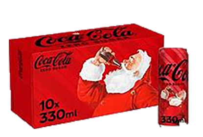 Coca Cola Uten Sukker 0,33l 10pk