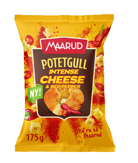 Maarud Intense Cheese & Red Pepper 175g