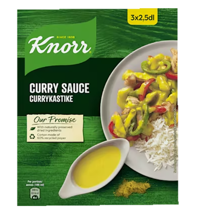 Knorr Curry Sauce 3x24g
