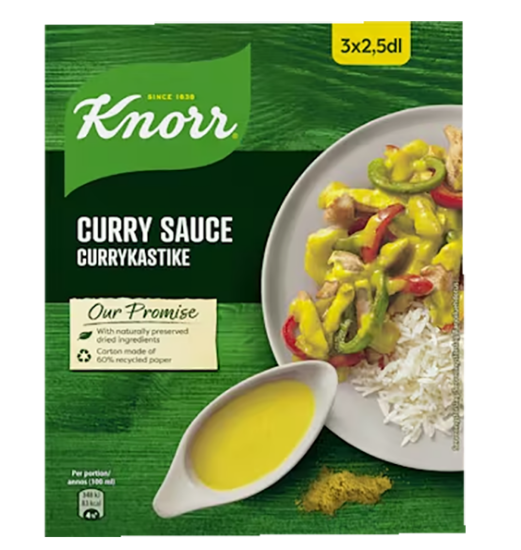 Knorr Curry Sauce 3x24g