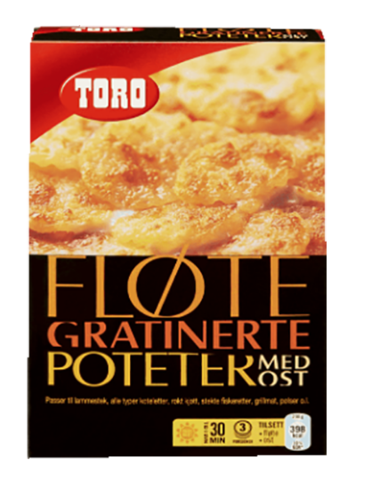 Fløtegratinerte Poteter Med Ost 104g